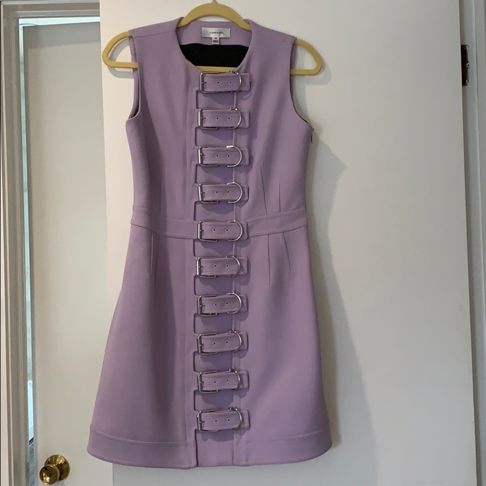 Carven Lavender Mini Dress